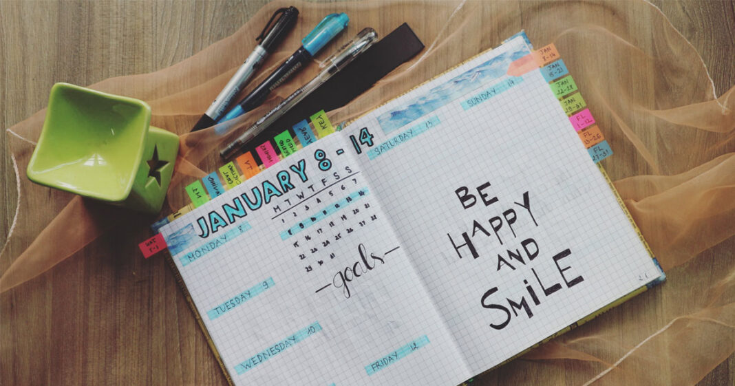 ημερολόγιο με στόχους 